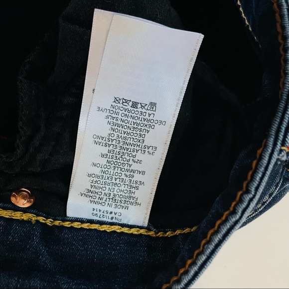 TRUE  RELIGION JEANS SIZE 32 Boots  cut - Picture 4 of 10